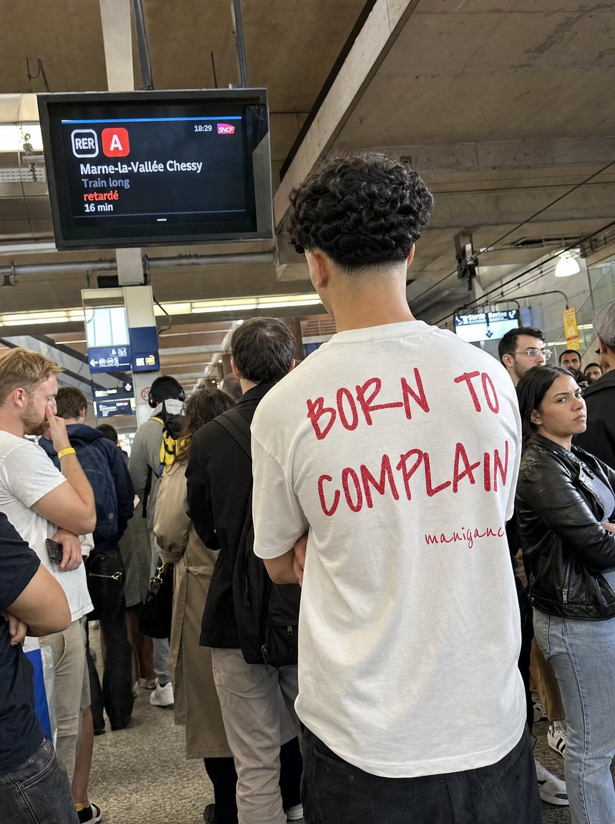 T-shirt « Born to complain »