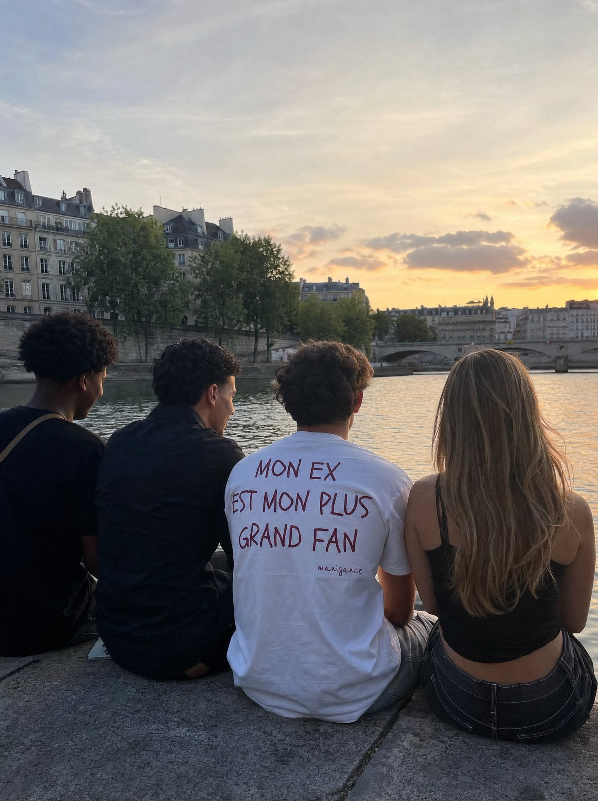 T-shirt « Mon ex est mon plus grand fan »