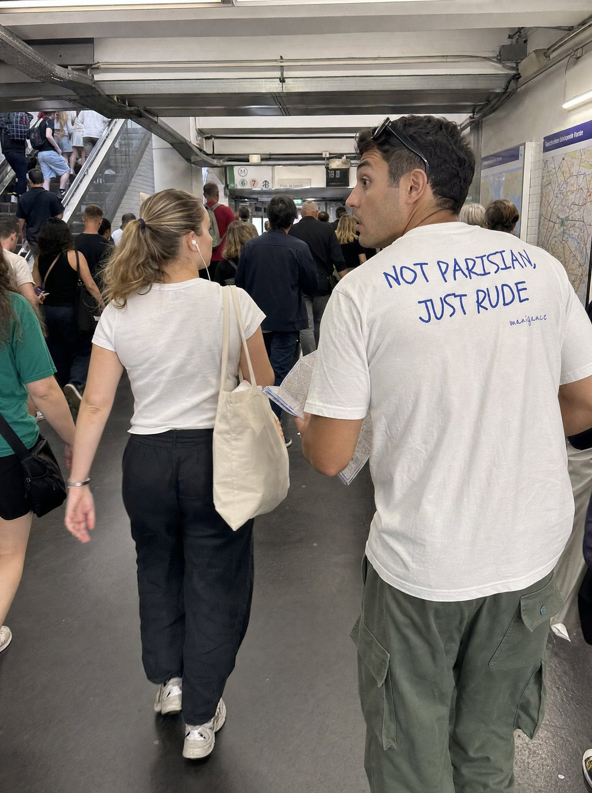 T-shirt « Not Parisian, just rude »